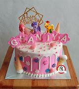 Gambar Kue Kuda Poni Simple